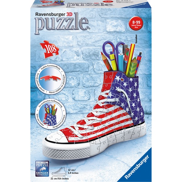 3D Puzzle Sneaker American Style