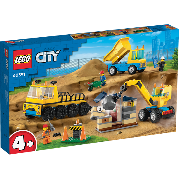 LEGO City 60391 Baufahrzeuge & Kran