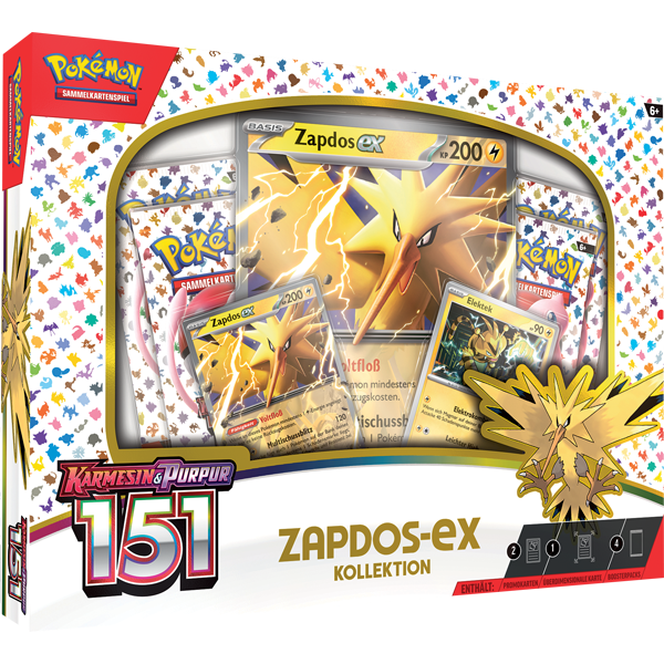 Pokemon Zapdos-EX Kollektion