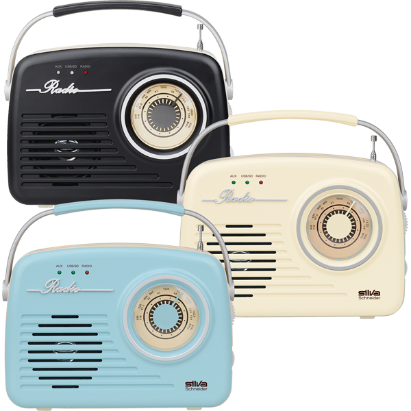 Radio Silva 1965 Portable Blau