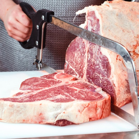 Steak perfekt für Sie geschnitten