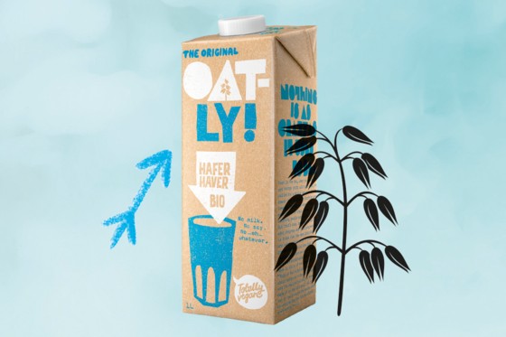 Laktosefreie Produkte von Oatly.